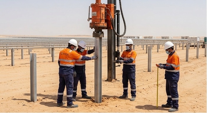 Solar Power Station Installation Saudi Arabia