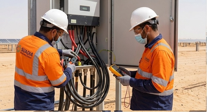 Solar Panel Cleaning Robot System Saudi Arabia